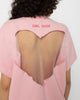Heart Cutout Oversized T-Shirt