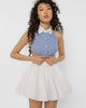Shirt Halter Crop Top