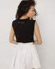 Pierced Cutout Crop Top